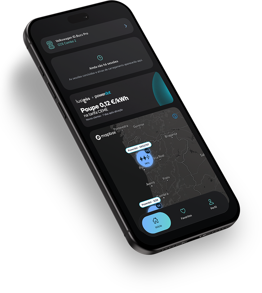 App Luzigás Mockup Topo