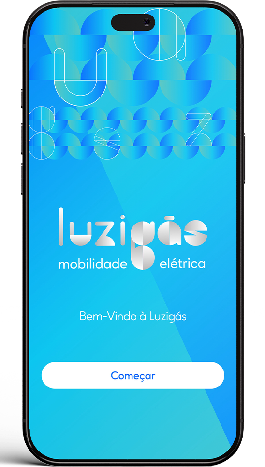 App Luzigás Mobile Mockup